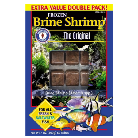 Frozen Brine Shrimp (7oz Cube)