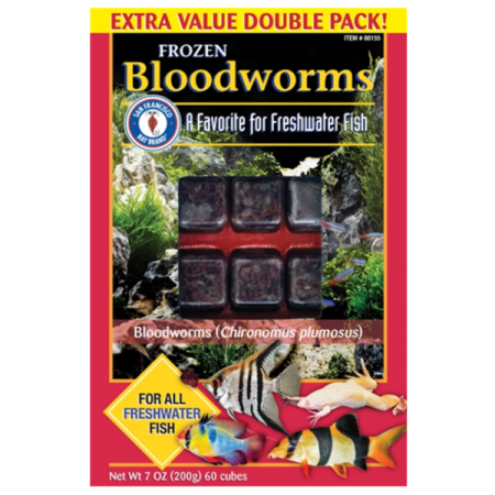 Frozen Bloodworms (7oz Cube)
