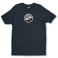 Two Little Fishies TLF Button Logo T-Shirt - The Underwater Gardener, Key West FL