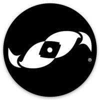 Two Little Fishies TLF Circle Logo Sticker - The Underwater Gardener, Key West FL